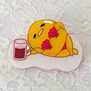 Summertime Gudetama Pin